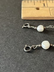 Vintage 90’s y2k Era Baroque Pearl Set Station 17” Necklace & Bracelet 2pc