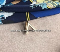 Sallys Quality 100% Brass & Enamel Scarf Ring Chain Buckles Brooch For Scarves