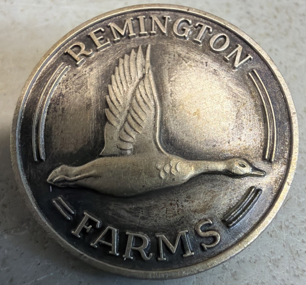 Vintage .925 Sterling Silver Remington Farms Goose Bunting Pin, Very Rare, 7.6g