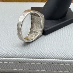 WMCO Wheeler Sterling Silver And Turquoise Chip Ring Sz 10.5