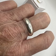 Vintage Sterling Band Sz 11.75. 5260028SC
