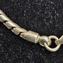 925 Silver Y2K ERA Snakechain Style Necklace 18 Inches, 18 Grams 925 Silver