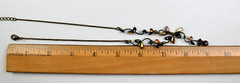 Vintage Necklace Festoon Style Necklace Beautiful Multicolored Rhinestones
