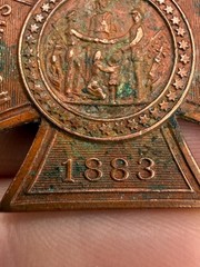 Vintage Woman’s Relief Corps Pendant 1800s
