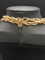 Irwin Pearl Vintage gold tone 28-in Rope Chain Design Necklace