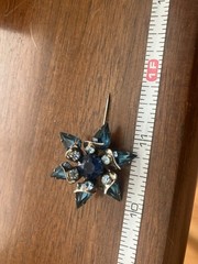 Lot Of Vintage Silver tone Brooches