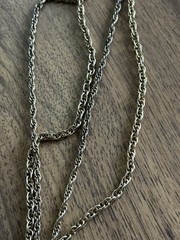 VTG CELEBRITY NY Cabochon Rhinestone Pendant Chain 18” Necklace