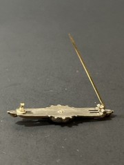 Vintage Victorian Gold Top Or Gold Filled Bar Brooch