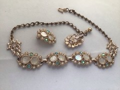 Vintage Set Necklace And Earrings