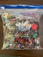 5.92 Pound Bulk Costume Fashion Jewelry Lot Junk Craft Resale Multi Purpose D