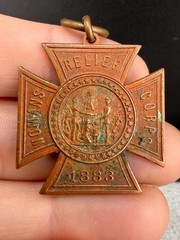 Vintage Woman’s Relief Corps Pendant 1800s