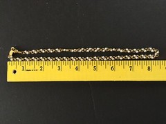 Vintage Jewelry Napier Choker Necklace Tiny Pearl Beads in Gold Tone Links