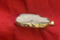 White And Green Sliced Geode Agate Pendant Setting-Handmade (6)