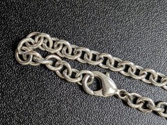 Vintage Silver Tone Geometric Station Necklace Clear Lucite Glass Hoops Textured