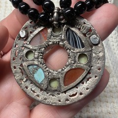 Celtic Scottish Miracle Black Bead Stone Viking Jewelry Designs Agate Vintage