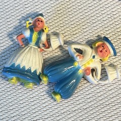 Vintage Brooch Pin Lot Of 7 Fun Pins | Crab Fork Skunks Dutch Kids Butterfly