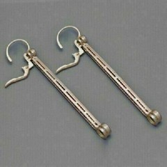 2.25Ct Art Deco Style Lab Created Diamond & Ruby Engagement 14K Gold FN Earrings