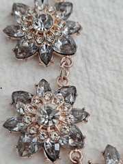 Estate Necklace Lot Rhinestone And Beaded Carol Lee Original Box EUC