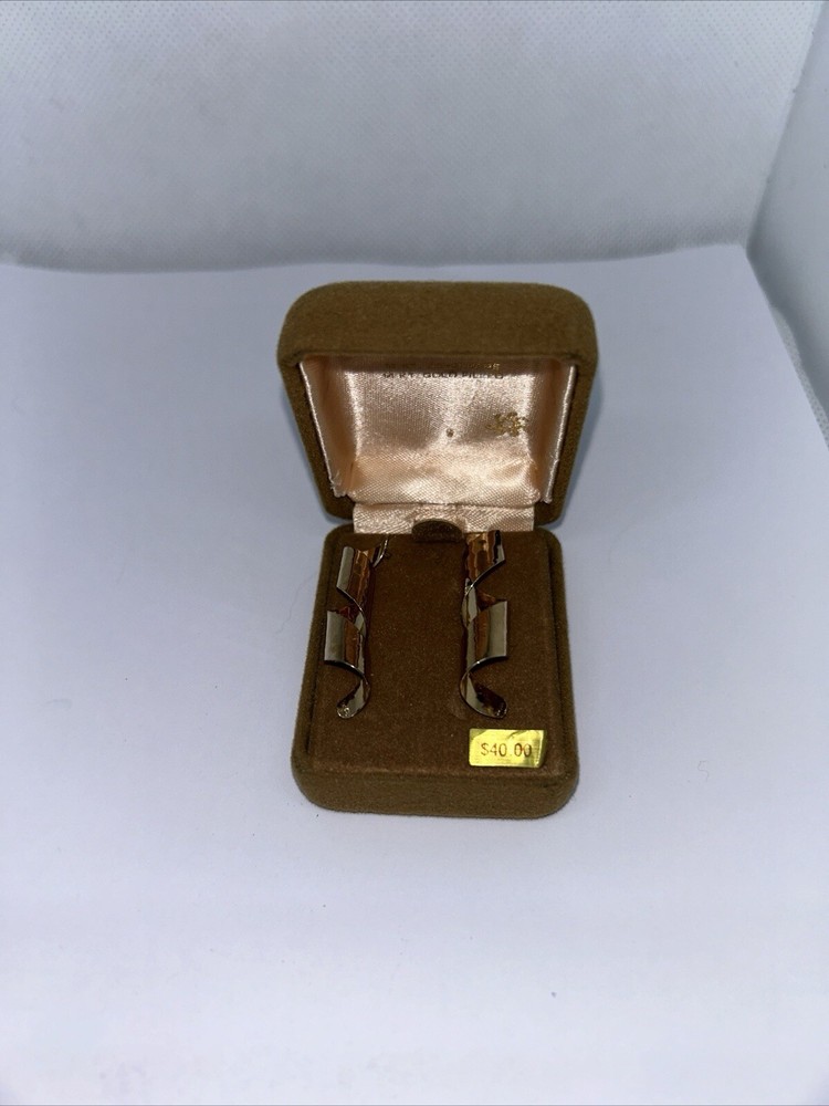 Emporium Capwell Vintage Earrings Jewelry 14 KT Gold Filled And Gold Wired