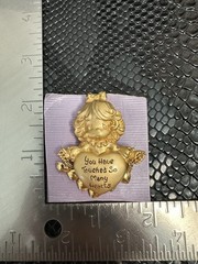 1996 Precious Moments ‘You Have Touched So Many Hearts’ Brooch Deadstock New