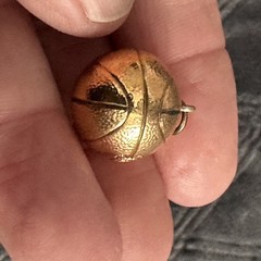 2 Vintage 1930’s Basketball Champions Charm Pendant Dated 1937 and 1939