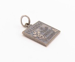 925 Sterling Silver Vintage Pendant Western Colorado Adventure Charm PT24977