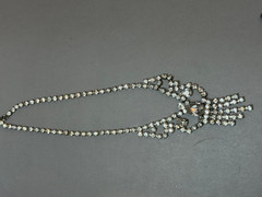 Vintage Costume Jewelry Lot Estate Rhinestone Pearl Necklaces Brooches Rings 13p