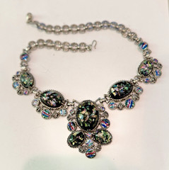 SELRO SELINI VINTAGE CONFETTI STATEMENT NECKLACE