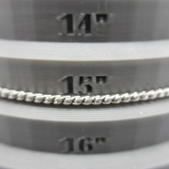 Vintage Rhinestone Necklace Dangles Sparkly 15 Inch