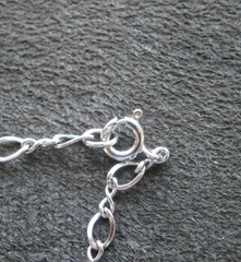Dainty Figure 8 Infinity Link Vintage Shiny Sterling Silver Bracelet 7.25″ 1.8g