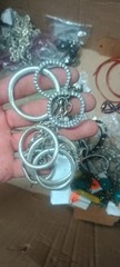 Vintage Costume Jewelry Lot Approx 100 Pieces Earring Necklaces