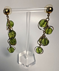 10 PAIRS Statement Earrings 1980s 1990s incl Erwin Pearl, Clip and Post Styles