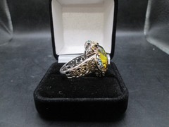 MICHAEL VALITUTTI Gems En Vogue Collection Sterling Silver Ring Amber Topaz *