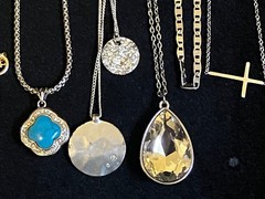 Lot Of 10 Vintage to Now Dainty Pendant Necklaces Jewelry