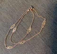 Vintage SOLID 14KT Gold Stamped 7″ Bracelet 2 Grams Gift Box New Old Stock