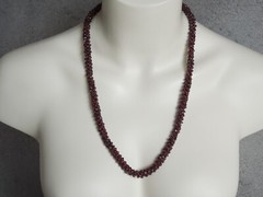 Endless Chain With Braided Garnet 2.9oz/ca.23 5/8in