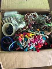 Huge Lot of Vintage to Modern Costume JEWELRY Lot Mixed Tangled , Crafted 14lb