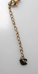 Rose Gold tone Stainless Steel Black stones Swan Pendant Necklace 16-18″
