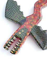 Vintage Mark Soppeland Dragon brooch, 3.75 inches