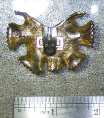 Vintage S.G. D’OR Dress or Shoe Clip On gold tone Flower or Leaf