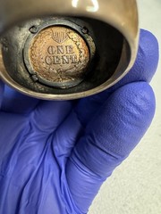 Vintage SGE 925 Sterling Silver 1903 Indian Head Penny Eagle Ring Size 13