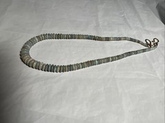 Graduating Strand Genuine Natural Opal Beads 14k Gold Clasp Estate 17.75” -24.2g