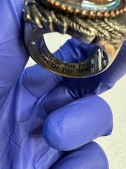 Vintage SGE 925 Sterling Silver 1903 Indian Head Penny Eagle Ring Size 13