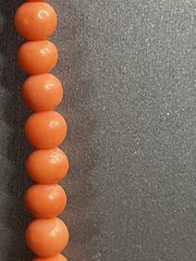 Antique Natural Satsuma Coral Almost Perfect Cascading 4.7mm-8.5mm