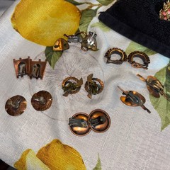 Matisse Renoir Rebajes Alpaca Copper Jewelry 7 Sets Earrings 1 Not Marked 1 Brok