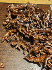 Lot Of 100 Matching Cherubs France Vintage 60s Brass Stampings Findings Jewelry