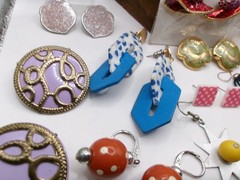 Vintage Costume Jewelry Earrings 80s 90s Y2K Pierced Clip Chunky Retro Lot