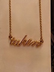 KATE SPADE NEW YORK ‘Say Yes’ “TAKEN” NECKLACE