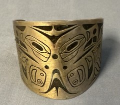 Bell Nickel Silver Cuff Bracelet