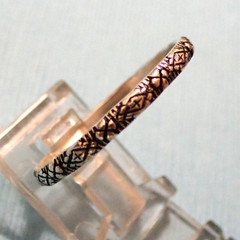 3 Bands Stone Bark Silpada Indent Thin Design Rings Sizes 11.25 & 11.5 Silver